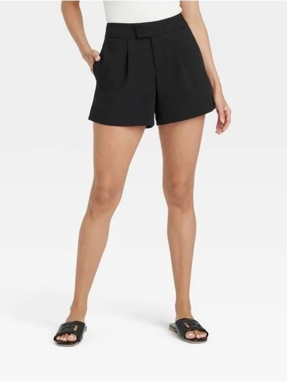 Classic Black Women's Tailored Shorts
Size 16 - Picture 2 of 6